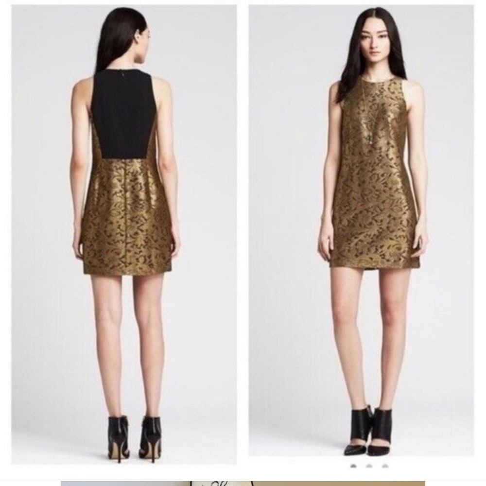 Gold Banana Republic sheath dress, Size 4